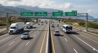 La carretera a Acapulco sería una de las más transitadas, actualmente se han registrado la entrada de más de 7 mil vehículos por día. (Gemini)