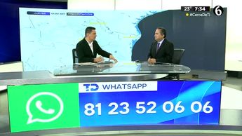 Abimael Salas explica si continuarán las lluvias fuertes ante el paso de la tormenta Alberto por Monterrey