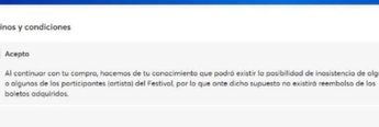 Cambio en política de reembolso Ticketmaster / redes sociales