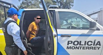 La Policía de Monterrey arrestó al hombre. | Cortesía