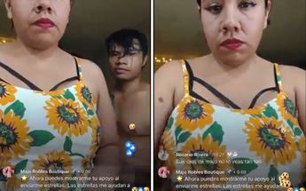 Majo estaba haciendo una transmisión en vivo en Facebook cuando fue agredida por su pareja | Especial