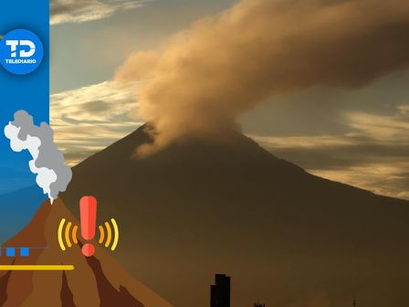 Sigue EN VIVO la actividad del volcán Popocatépetl en Telediario Puebla / Agencia Cuartoscuro
