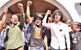 Los estudiantes defendían el parque Huentitán / Alejandra Sánchez