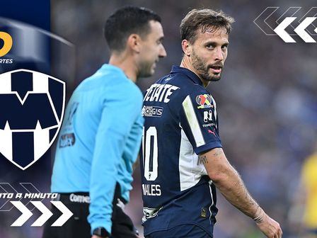 Sergio Canales en la final del Apertura 2024 ante América