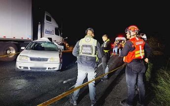 En el accidente participó un vehículo Jetta en color blanco. | Cortesía