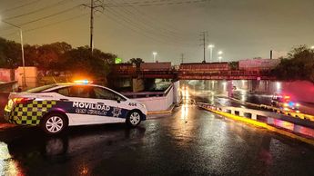 Elementos de Movilidad de San Nicolás realizaron cierres viales. | Agustín Martínez