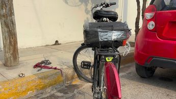 El detenido arrastraba a la mascota con una cadena y un retazo de tela. | Policía de Tonalá