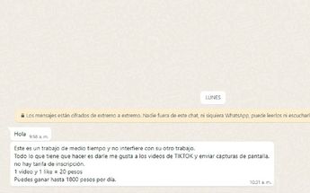 Testimonio de persona que fue contactada para dar like a un video | Especial