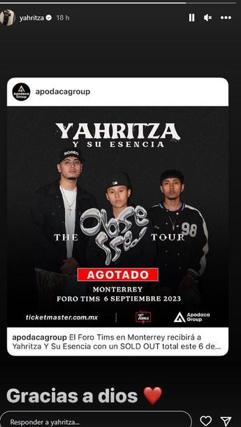 Yahritza y su Esencia celebra sold out en concierto de Monterrey. | Especial