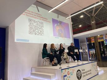 Presentación del Reporte de Cultura Financiera en la Feria Internacional del Libro de Monterrey. | Carlos Ortega
