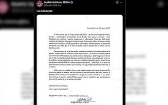 Carta de Beatriz Gutiérrez Müller