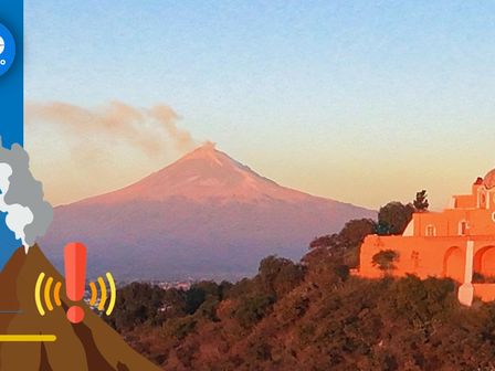El semáforo de alerta volcánica del Popocatépetl está en Amarillo Fase 2 HOY 25 de noviembre de 2024 / Andrés Lobato