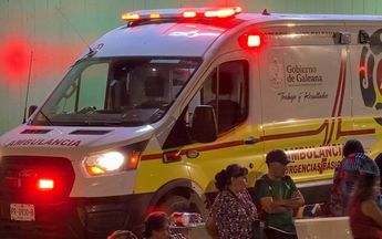 Autoridades realizaron las diligencias correspondientes en el lugar donde ocurrió el accidente vial que involucró a una niña y una motocicleta.