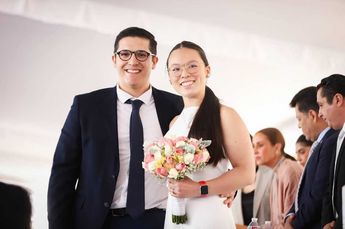 Matrimonio realizado en Guadalajara durante una campaña de matrimonios colectivos | DIF Guadalajara