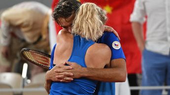 Katerina Siniakova y Tomas Machac en París 2024 / Agencia EFE