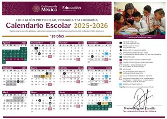 Así es el calendario escolar de la SEP para el ciclo escolar 2025-2026, indicando días de asueto y vacaciones / SEP