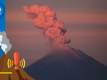 El semáforo de alerta volcánica del Popocatépetl está en Amarillo Fase 2 HOY 29 de noviembre de 2024 / Andrés Lobato
