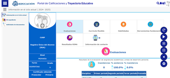 Calificaciones en línea portal SEG