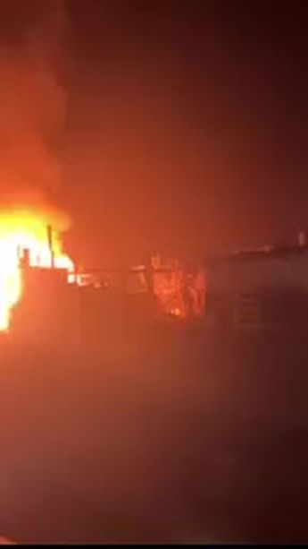 Incendio devasta cuatro viviendas en Matamoros; presunto cortocircuito originó el siniestro / VIDEO
