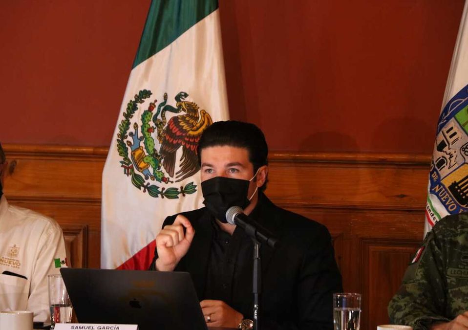 El gobernador de Nuevo León, Samuel García. | Raúl Palacios
