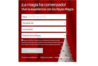Formato para hacer video llamada de Los Reyes Magos / Especial