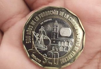 Moneda de 20 pesos. | Especial