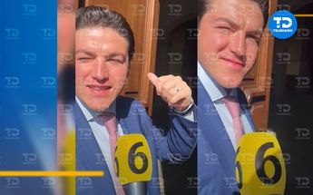 Samuel García llega a Palacio de Gobierno | Víctor González Garza