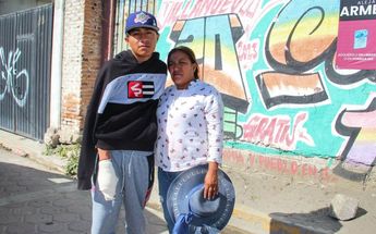 Jeovany Salas regresó a su casa en San Sebastián Villanueva tras visitar la Basílica para después intentar cruzar a EU / Melanie Torres