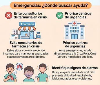Dónde acudir ante emergencia médica. | Imagen generada con inteligencia artificial de NotebookLM