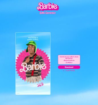Paso final para la descargar la foto de Barbie.
