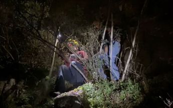 Los amigos identificados como Guadalupe de 24 y Luis Roberto de 25 años resultaron ilesos y fueron entregados a sus padres. | Cortesía