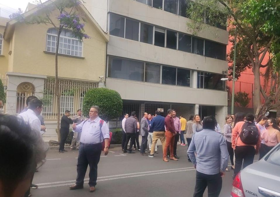 En la colonia San José insurgentes fue percibido el sismo /@DulceLorely