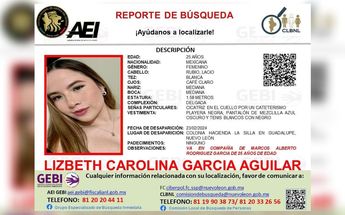 Lizbeth Carolina García Aguilar desaparecida | Especial