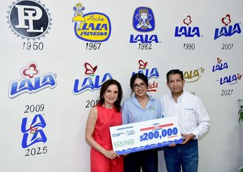 La participación de los corredores, junto con el compromiso de Fundación Lala de duplicar lo recaudado, permitió otorgar 200 mil pesos a cada organiza