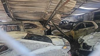Así luce el lote de autos luego del incendio | Diana Barajas
