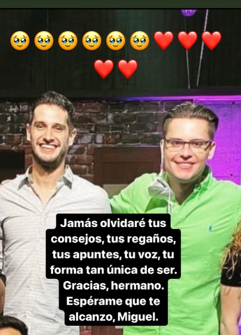 Adrián Marcelo lamenta muerte de conductor de Telediario | Cortesía