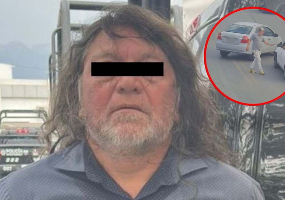 El hombre detenido en Monterrey fue identificado como Simón 'M' de 56 años. | Cortesía
