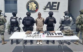 El joven detenido en Agualeguas, Nuevo León fue identificado como Jonathan 'N' de 19 años. | Cortesía
