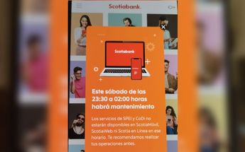 Scotiabank mantenimiento SPEI y CoDi / Especial