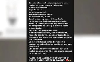 Mensaje de Mariana Rodríguez │ Instagram.