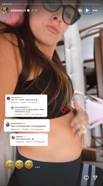 Adianez Hernández habló de su supuesto embarazo