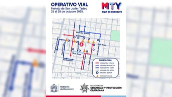 Las afectaciones viales afectarán desde el 25 al 28 de octubre.| Especial