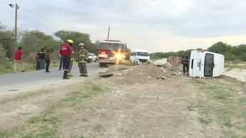 Gómez Palacio: Volcadura deja a siete personas lesionadas