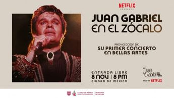 La proyección del primer concierto de Juan Gabriel en Bellas Artes incluirá videos filmados por él mismo | Secretaría de Cultura CdMx