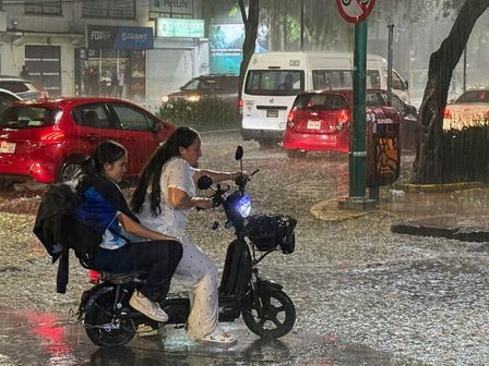 Continúan las fuertes lluvias en la Ciudad de México y el Estado de México. | Cuartoscuro