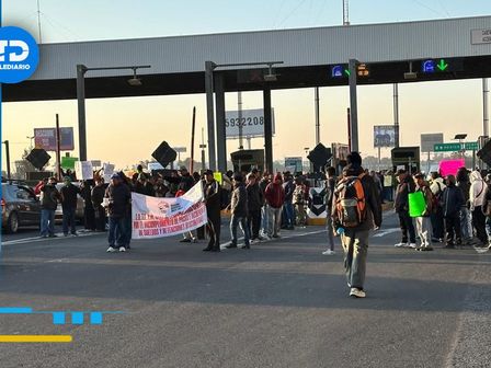 Trabajadores del SUTEYM protestan en la caseta México-Pachuca HOY 26 de diciembre | Especial