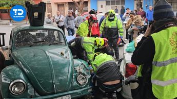 Arrollan a dos personas en la colonia Moderna de Monterrey