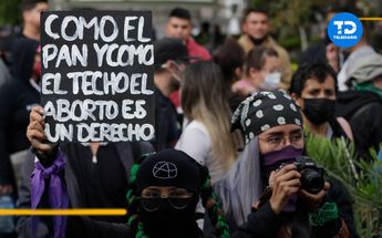 Cierres por marcha pro aborto en Puebla / Agencia Enfoque