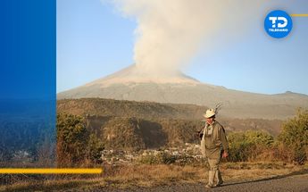 La calidad del aire sigue afectada por las emisiones de ceniza del volcán Popocatépetl / Agencia Es Imagen