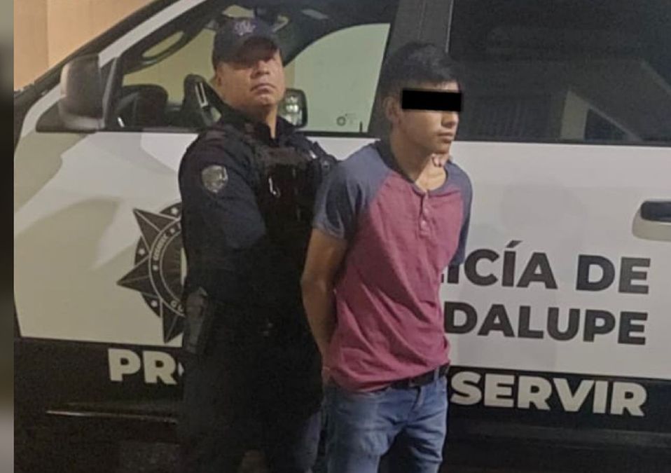 Detienen a joven por presuntamente golpear a su pareja en Guadalupe. | Especial